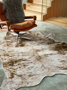 MOMO Rugs  Texas Faux Cowhide Grey -