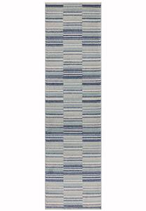 Easy Living  Vloerkleed Muse Blue Stripe Rug MU05 -