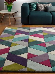 Easy Living  Vloerkleed Funk Chevron Blue Green -