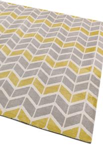 MOMO Rugs  Arlo AR06 Chevron Lemon/Grey -