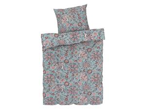 Livarno home Satijnen dekbedovertrek 140 x 200 cm (bloemen)