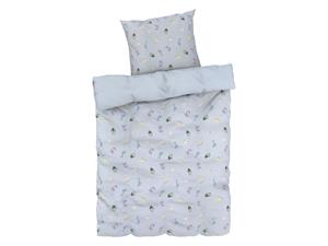 Livarno home Kinderbeddengoed Edel-Renforcé, 140 x 200 cm (Blauw)