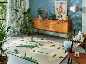 Scion  Poppy Pop Parchment Gecko 124807 - 120x180 cm Vloerkleed