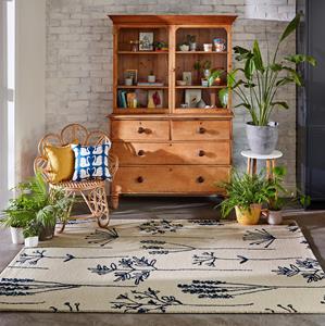 Scion  Stipa Denim 126408 - 160x230 cm Vloerkleed