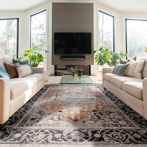 Easy Living  Vloerkleed Sovereign Terracotta Medallion -