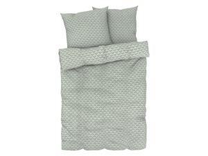 Livarno home Satijnen dekbedovertrek 240 x 220 cm (Geometrisch, Groen, 240 x 220 cm)