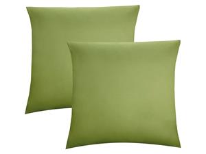 Biberna Fijne jersey kussenhoes (Vijg, 80x80)
