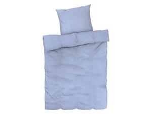 Livarno home Mousseline dekbedovertrek 140 x 200 cm (Blauw)