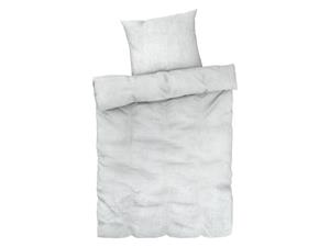 Livarno home Mousseline dekbedovertrek 140 x 200 cm (Grijs)