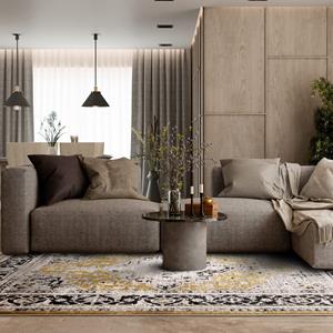Easy Living  Vloerkleed Sovereign Gold Medallion -