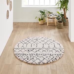 LA REDOUTE INTERIEURS Rond vloerkleed in berber stijl, Afaw