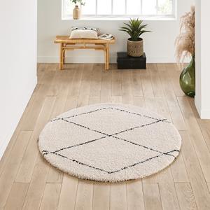 LA REDOUTE INTERIEURS Rond vloerkleed in berber stijl, Fatouh