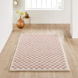 LA REDOUTE INTERIEURS Vloerkleed met dambord motief, Eras