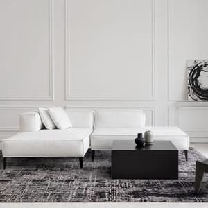 Easy Living  Vloerkleed Kuza Abstract Black Rug -