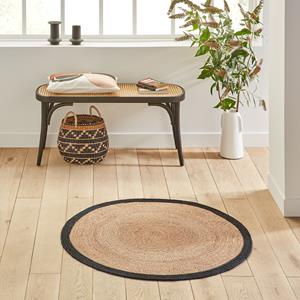 LA REDOUTE INTERIEURS Rond vloerkleed in jute, Aftas