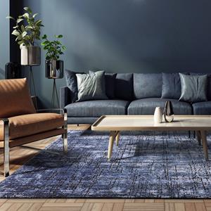Easy Living  Vloerkleed Kuza Abstract Navy Rug -
