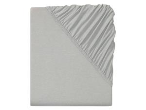 Livarno home Molton hoeslaken CVC Jersey 140 - 160x200x25 cm (Grijs)