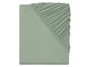 Livarno home Molton hoeslaken CVC Jersey 140 - 160x200x25 cm (Groen)