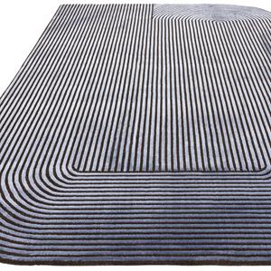 Easy Living  Vloerkleed Kuza Shape Black/Navy -