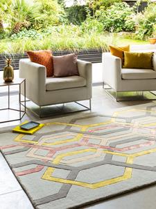 MOMO Rugs  Vloerkleed Matrix MAX67 Hexagon Silver -