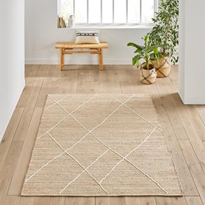 LA REDOUTE INTERIEURS Vloerkleed in jute en katoen, Tospa