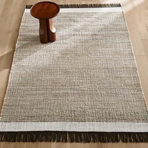 AM.PM Vloerkleed in jute wol en katoen, plat geweven, Siptah