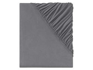 Livarno home Jersey hoeslaken 140-160 x 200 cm (Grijs)