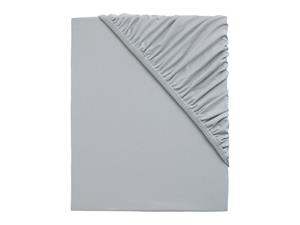 Emma Jersey hoeslaken 90-100 x 200 cm (Grijs)