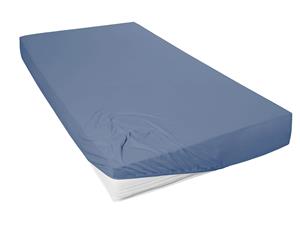 Primera Jersey hoeslaken (140-160 x 200 cm, Blauw)