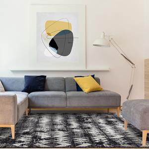 Easy Living  Vloerkleed Nova Chevron Black Rug NV28 -