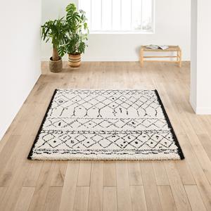 LA REDOUTE INTERIEURS Vloerkleed in Berber stijl, vierkante vorm, Afaw