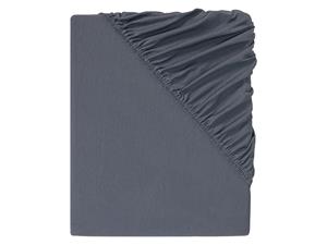 Livarno home Bi-elastisch jersey hoeslaken 180-200 x 200 x 30 cm (Blauw)