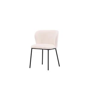 Svea  Lino eetkamerstoel - boucle - wit