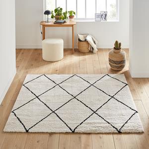 LA REDOUTE INTERIEURS Vloerkleed in Berber stijl, vierkante vorm, Jiraya