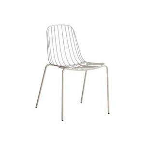 Tikamoon  Arty - Witte metalen stoel
