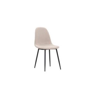Fjôrd  Eetkamerstoel Beige|Zwart - Bouclé - Polar - Set van 2