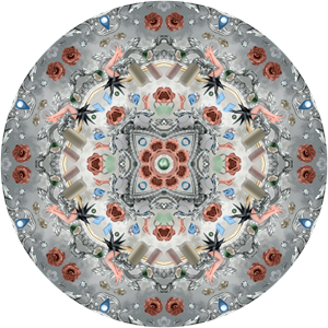 Moooi Carpets  Vloerkleed Utopian Fairy Tales Ice Soft - 350 cm rond