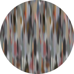 Moooi Carpets  Rond Vloerkleed Akira - Round Vermilion Soft Yarn -