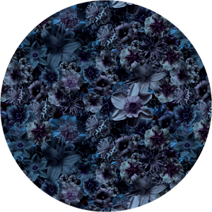 Moooi Carpets  Rond Vloerkleed Flowergarden Round Night Soft Yarn - 350 cm rond