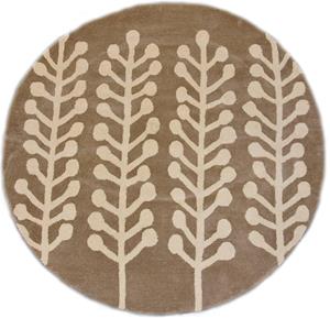 Bakero Vloerkleed Herbs rond handgemaakt wol | 