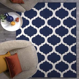 Easy Living  Vloerkleed Antibes AN02 Blue Trellis -