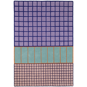 Finarte  Vloerkleed Baden Wool Rug Lilac - 170x240 cm