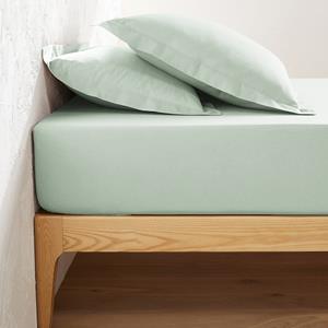 LA REDOUTE INTERIEURS Effen hoeslaken in tergal, omslag 25 cm, Scenario