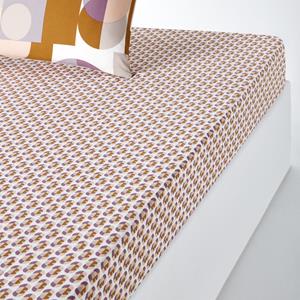 LA REDOUTE INTERIEURS Hoeslaken 30% gerecycled katoen, omslag 25 cm, Tivoli