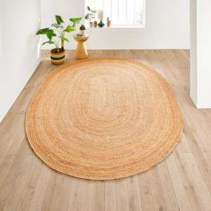 LA REDOUTE INTERIEURS Ovaal vloerkleed in jute XXL, Aftas