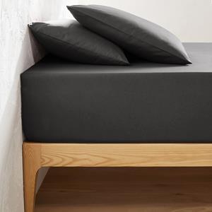 LA REDOUTE INTERIEURS Effen hoeslaken in katoen, omslag 32 cm, Scenario