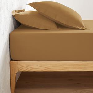 LA REDOUTE INTERIEURS Effen hoeslaken in katoen, omslag 32 cm, Scenario