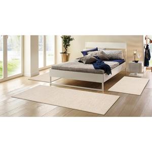 My home Set slaapkamerkleedjes WOLLY Slaapkamerkleed, wol, met de hand geweven, loper-set woonkamer, slaapkamer