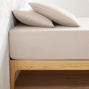 LA REDOUTE INTERIEURS Effen hoeslaken in katoen, omslag 32 cm, Scenario