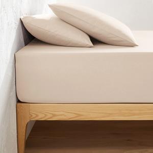 LA REDOUTE INTERIEURS Effen hoeslaken in katoen, omslag 32 cm, Scenario